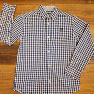 Boys Chaps L/S Button Down Shirt - Size M